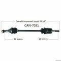 Wide Open OE Replacement CV Axle for CAN AM FRONT R MAVERICK 1000XC/XXC CAN-7031